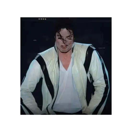 Thriller MJ White Leather Jacket