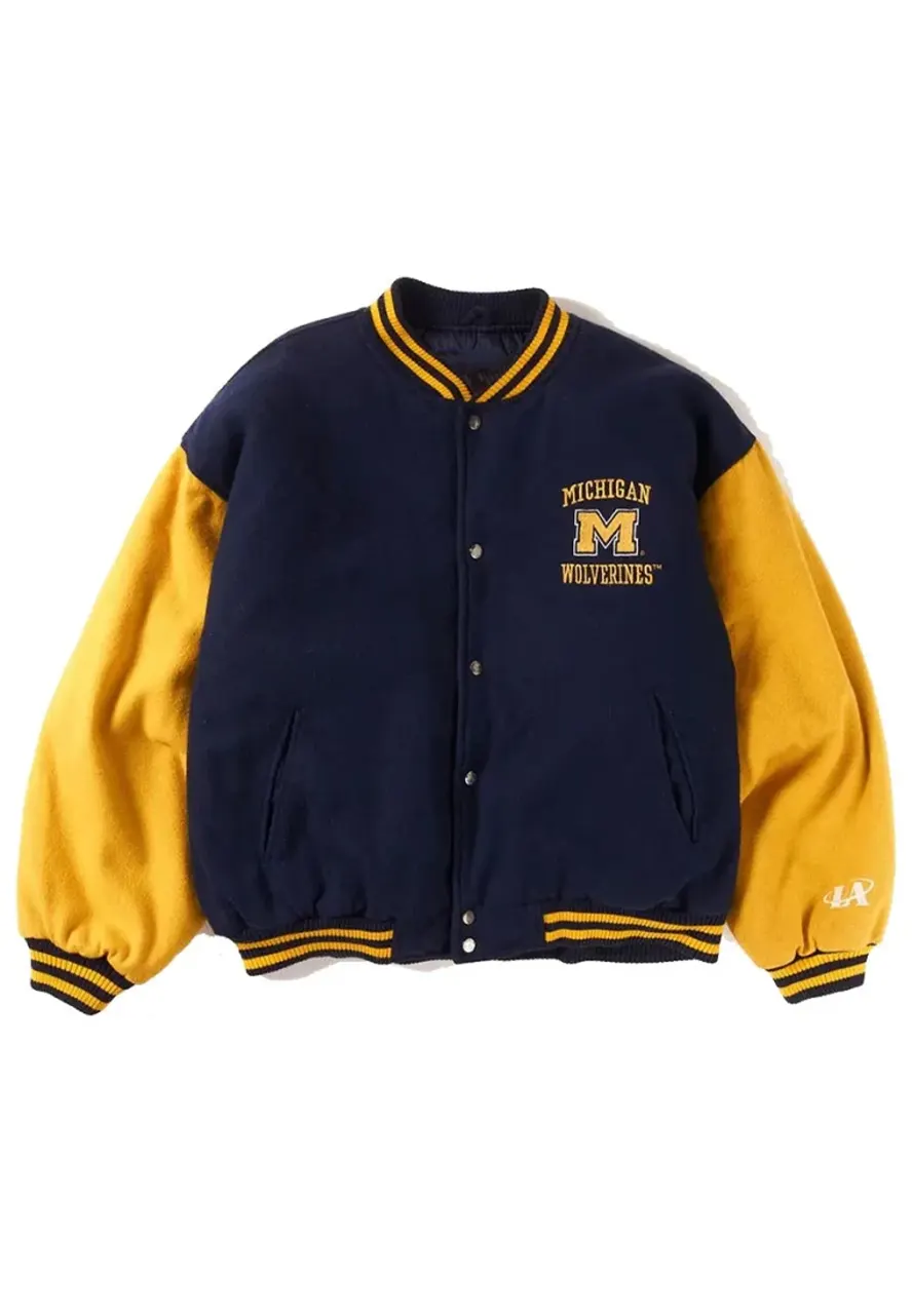 Michigan Wolverines Varsity Wool Jacket Films Jackets