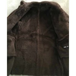 Brad Pitt Snatch Shearling Coat