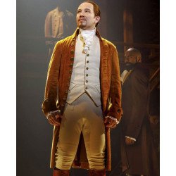 Lin-Manuel Miranda Suede Leather Coat