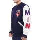 Minnesota Twins Navy Blue Letterman Jacket