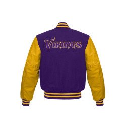 Minnesota Vikings Purple Varsity Jacket