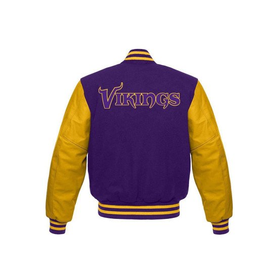 Minnesota Vikings Purple Varsity Jacket