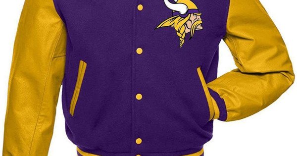 NFL Purple and Yellow Minnesota Vikings Varsity Jacket - HJacket