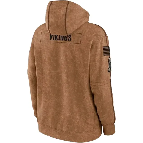 Minnesota Vikings Salute To Service Hoodie