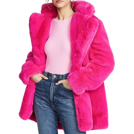 Miss Americana Taylor Swift Fur Pink Coat