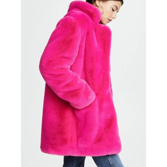 Miss Americana Taylor Swift Fur Pink Coat