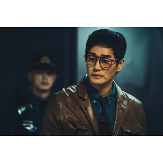 Money Heist Korea 2022 Professor Leather Jacket