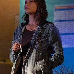 Monica Raymund Hightown Denim Jacket