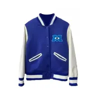 Monsters University Sulley Blue Varsity Jacket