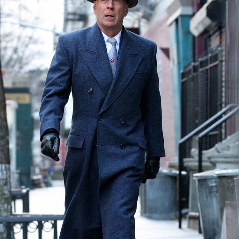 Motherless Brooklyn Bruce Willis Coat