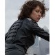 Olga Kurylenko The Courier Black Leather Jacket