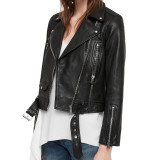 Motorcycle Valley Girl Ruby Leather Jacket - Films Jackets