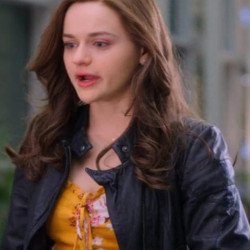 Joey King The Kissing Booth 2 Black Leather Jacket