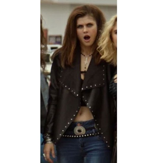 We Summon The Darkness Alexandra Daddario Black Jacket