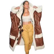 MTV Alicia Keys Shearling Coat