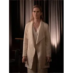 Naomi 2022 Stephanie March White Cardigan