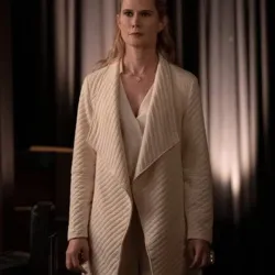 Naomi 2022 Stephanie March White Cardigan