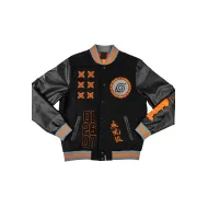 Naruto Hidden Leaf Black Varsity Jacket