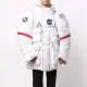 Nasa Puffer White Jacket