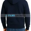 Navy Blue Zip Up Hoodie​