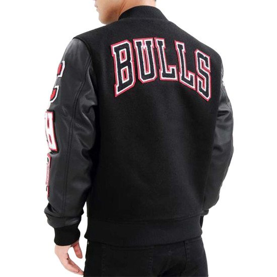 NBA Chicago Bulls Black Jacket