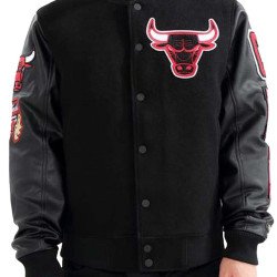 NBA Chicago Bulls Black Jacket