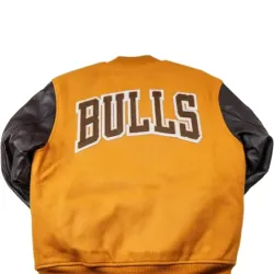 NBA Chicago Bulls Brown Varsity Jacket