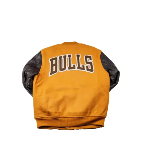 NBA Chicago Bulls Brown Varsity Jacket