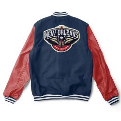 New Orleans Pelicans Red Sleeves Jacket