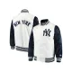 New York Yankees Legend White Bomber Jacket
