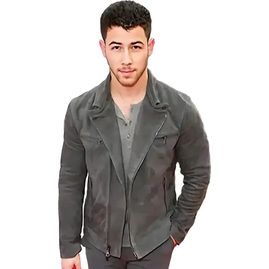 Nick Jonas Leather Jacket