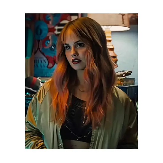 Night Teeth Debby Ryan Satin Jacket