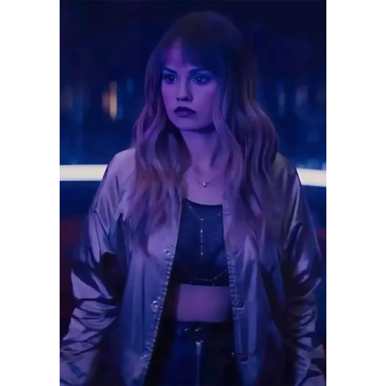 Night Teeth Debby Ryan Satin Jacket