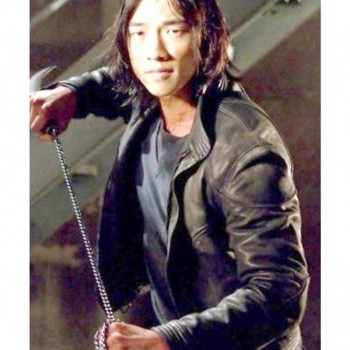 Ninja Assassin Rain Black Leather Jacket