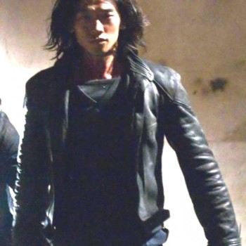 Ninja Assassin Rain Black Leather Jacket