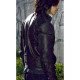 Ninja Assassin Rain Black Leather Jacket