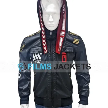 Cyberpunk Ninja GhostRunner Hooded Jacket