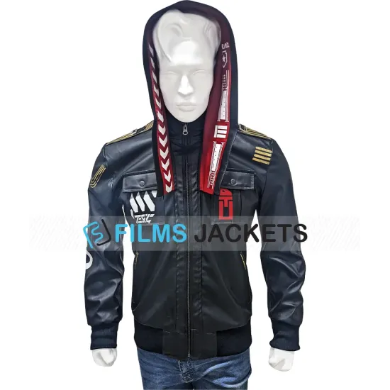 Cyberpunk Ninja GhostRunner Hooded Jacket