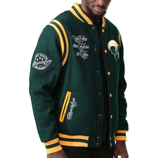 None, Jackets & Coats, Vintage Green Bay Packers Varsity Jacket