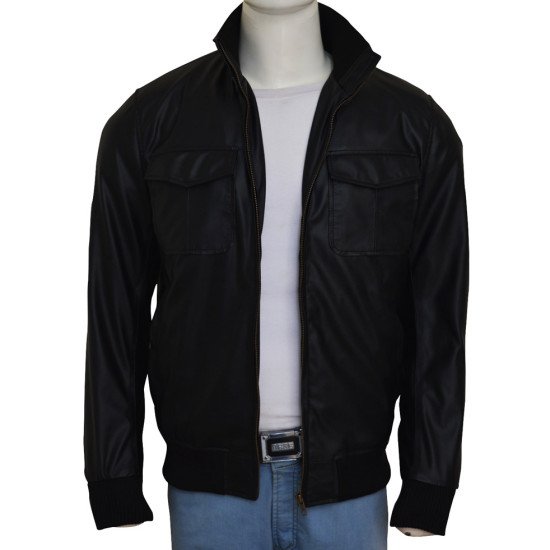 Now You See Me Jack Wilder Bomber Style Leather Jacket