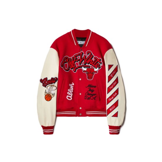 Chicago bulls red jacket online