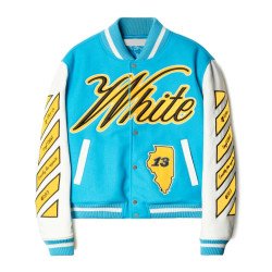 Off White Vars World Leather Jacket