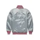 Ohio State Buckeyes Grey Varsity Jacket