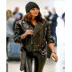 Miami Airport Olivia Culpo Motorcycle Leather Jacket