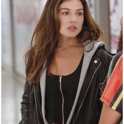 Tell Me a Story Olivia Moon Black Leather Jacket