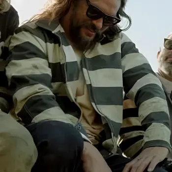 On The Roam Jason Momoa Zebra Print Jacket