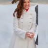 Laura Osnes One Royal Holiday Double Breasted Coat