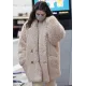 Selena Gomez Only Murders in the Building Fur Peacoat