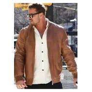 Ordinary Angels 2024 Alan Ritchson Brown Jacket